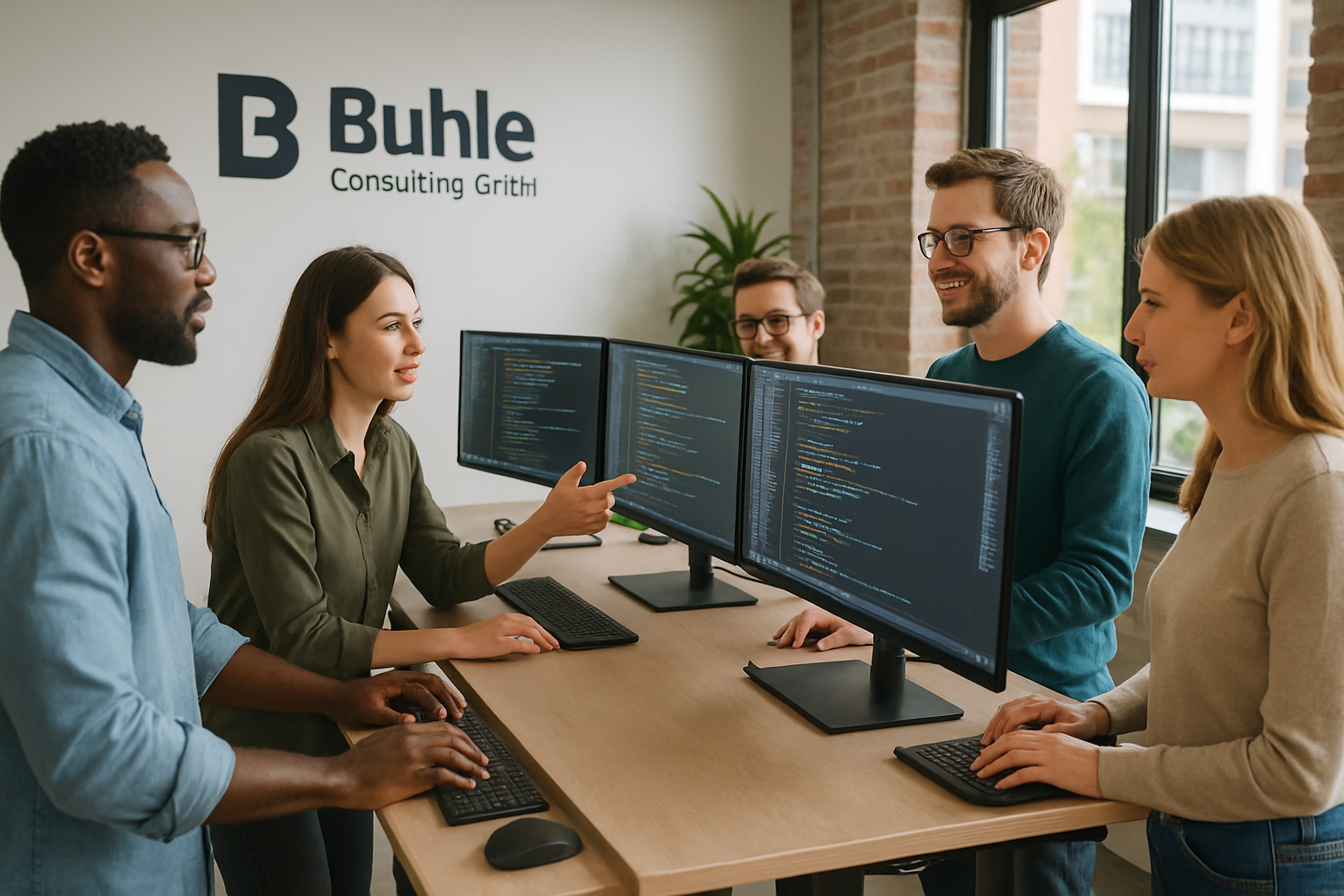 Buhle Consulting Team bei der Projektarbeit